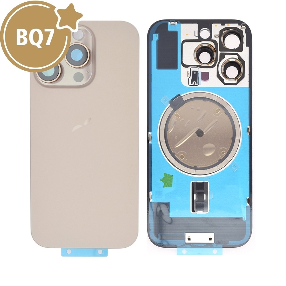 iPhone 16 Pro Rear Cover Glass — Desert Titanium