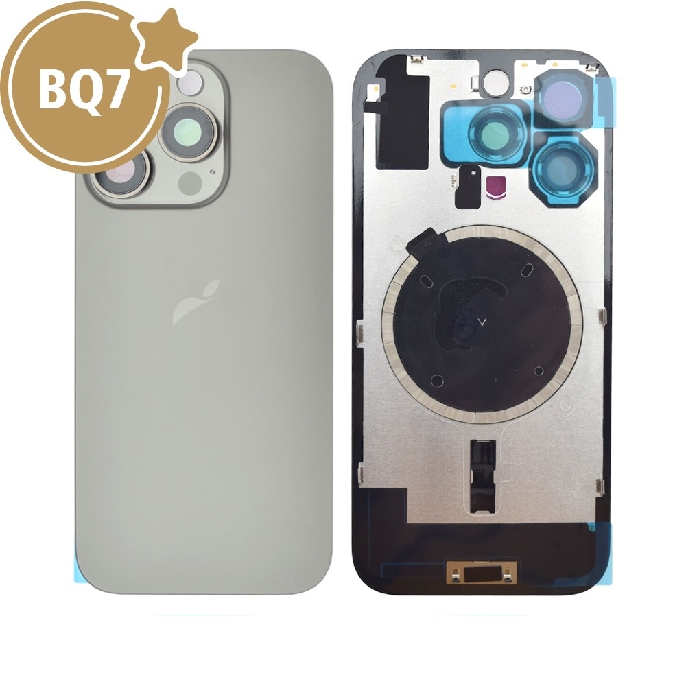 iPhone 16 Pro Rear Cover Glass — Natural Titanium