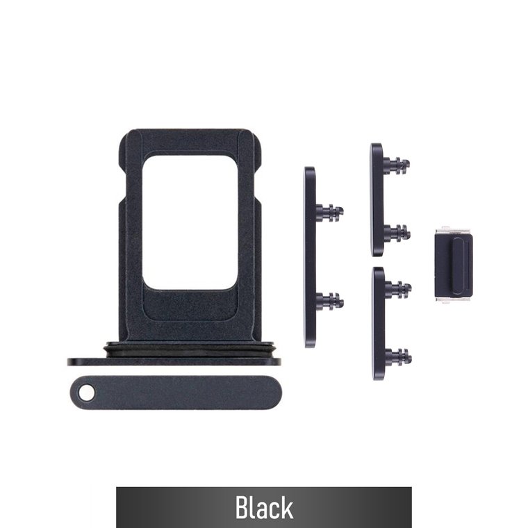 iPhone 12 SIM Card Tray — Black