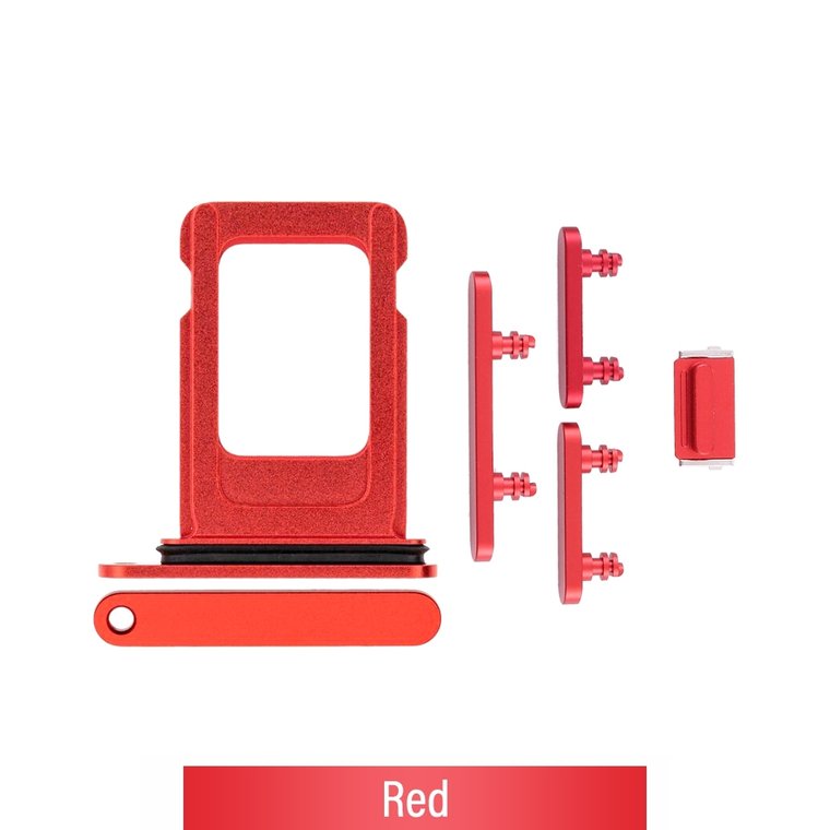 iPhone 12 SIM Card Tray — Red