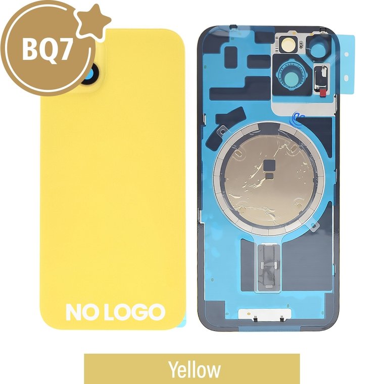 iPhone 14 Rear Cover Glass — Yellow