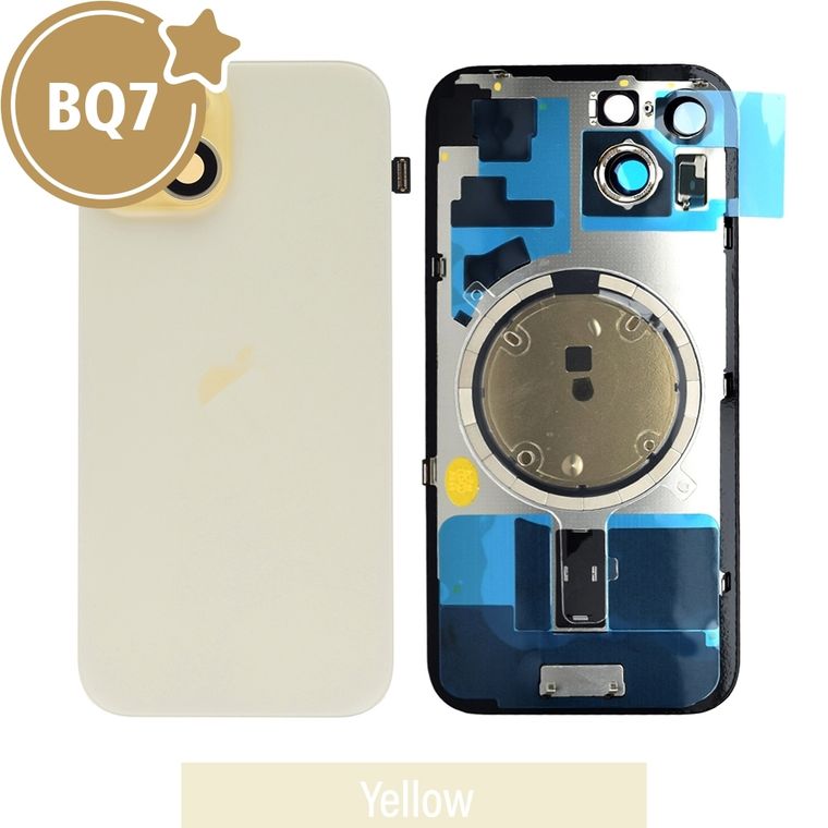 iPhone 15 Rear Cover Glass — Yellow