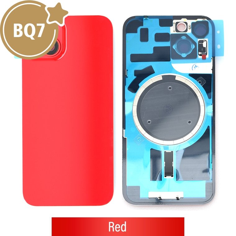 iPhone 14 Rear Cover Glass — Red