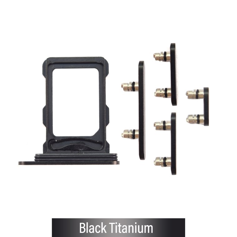 iPhone 16 Pro Max SIM Card Tray Black Titanium