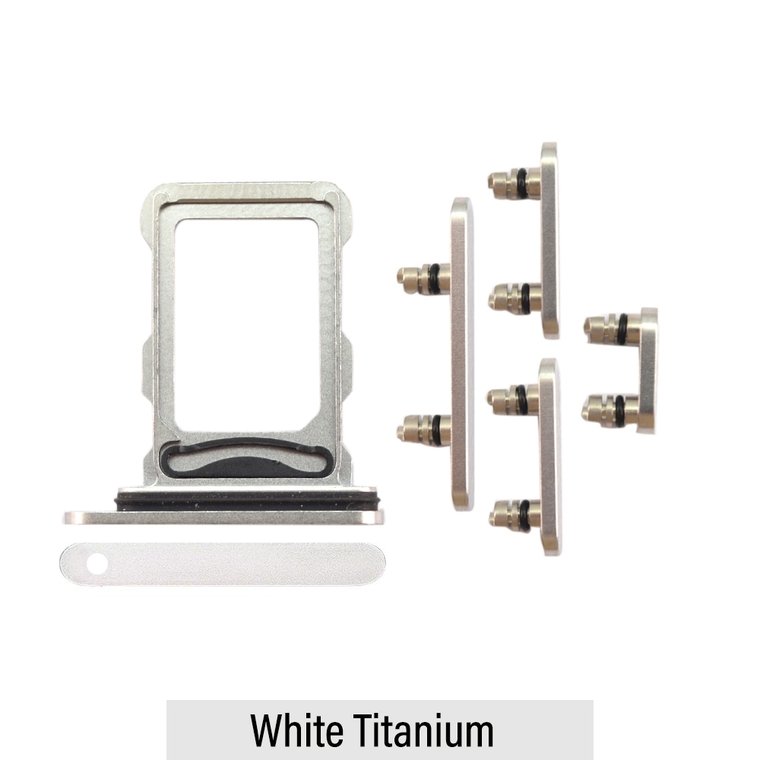 iPhone 16 Pro Max SIM Card Tray — White Titanium
