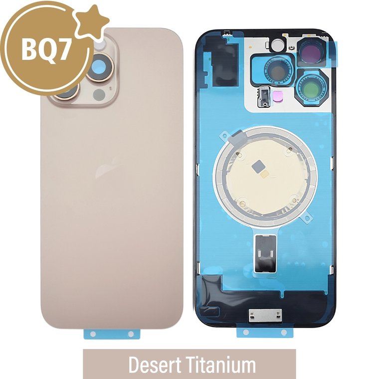 iPhone 16 Pro Max Rear Cover Glass — Desert Titanium